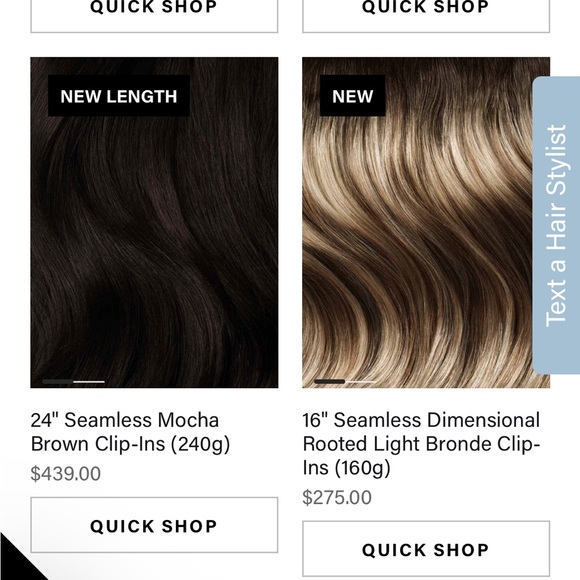 NEW LUXY  light bronde human hair clip in seamless extensions $275 160g - Picture 13 of 14